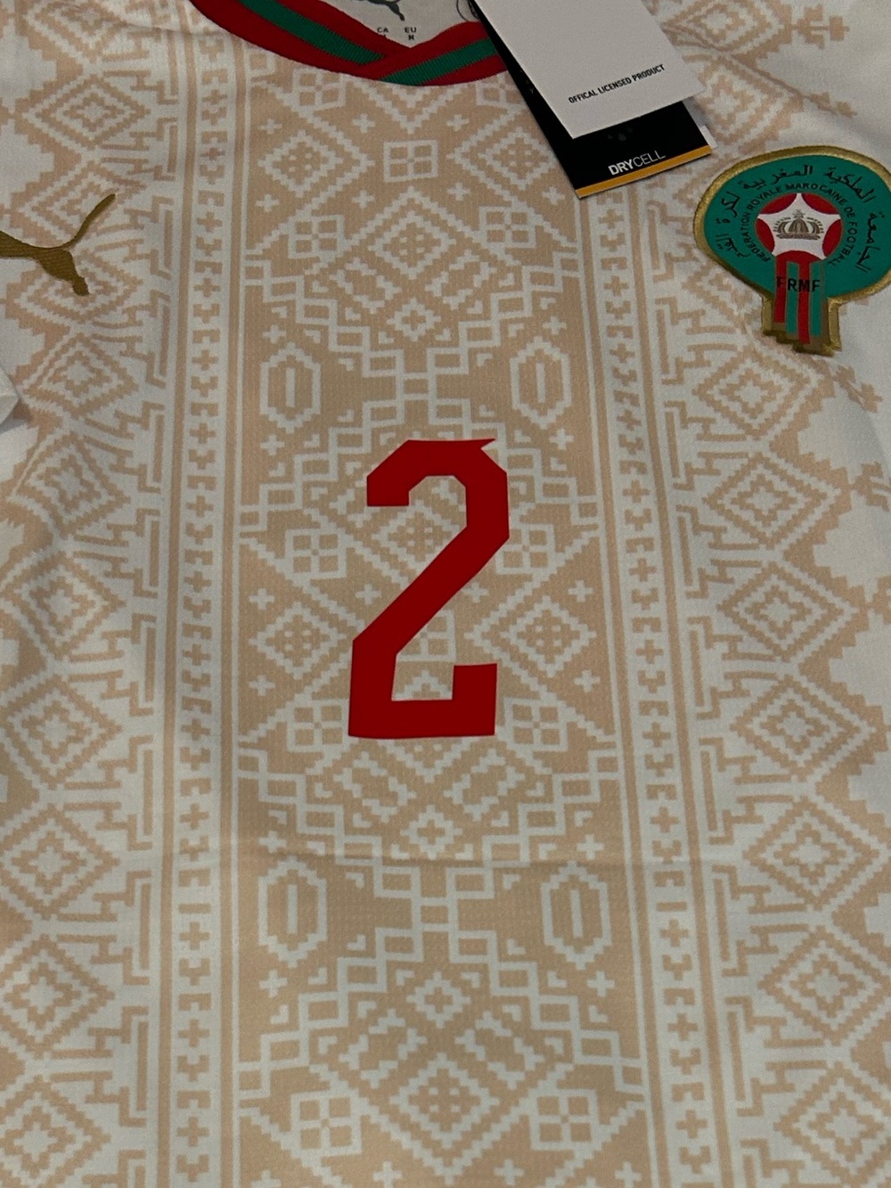 Puma MOROCCO National Team ACHRAF HAKIMI Men’s JERSEY Sz S,M.L,XL,2X NEW w TAGS - Picture 5 of 6